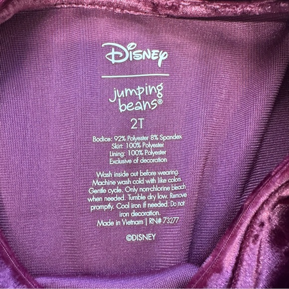 Burgundy Velvet Dress with Silver Accents - Picture 5 of 8